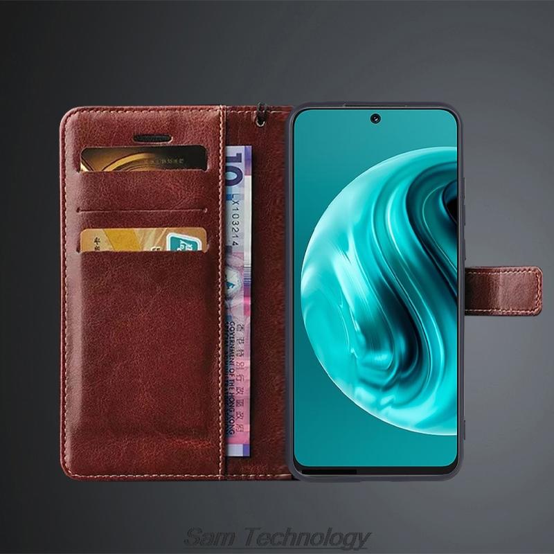 Card Holder Cover Case for Huawei Nova 13i Pu Leather Flip Cover Retro Wallet Phone Case NOVA 13i Business Capa Fundas Coque