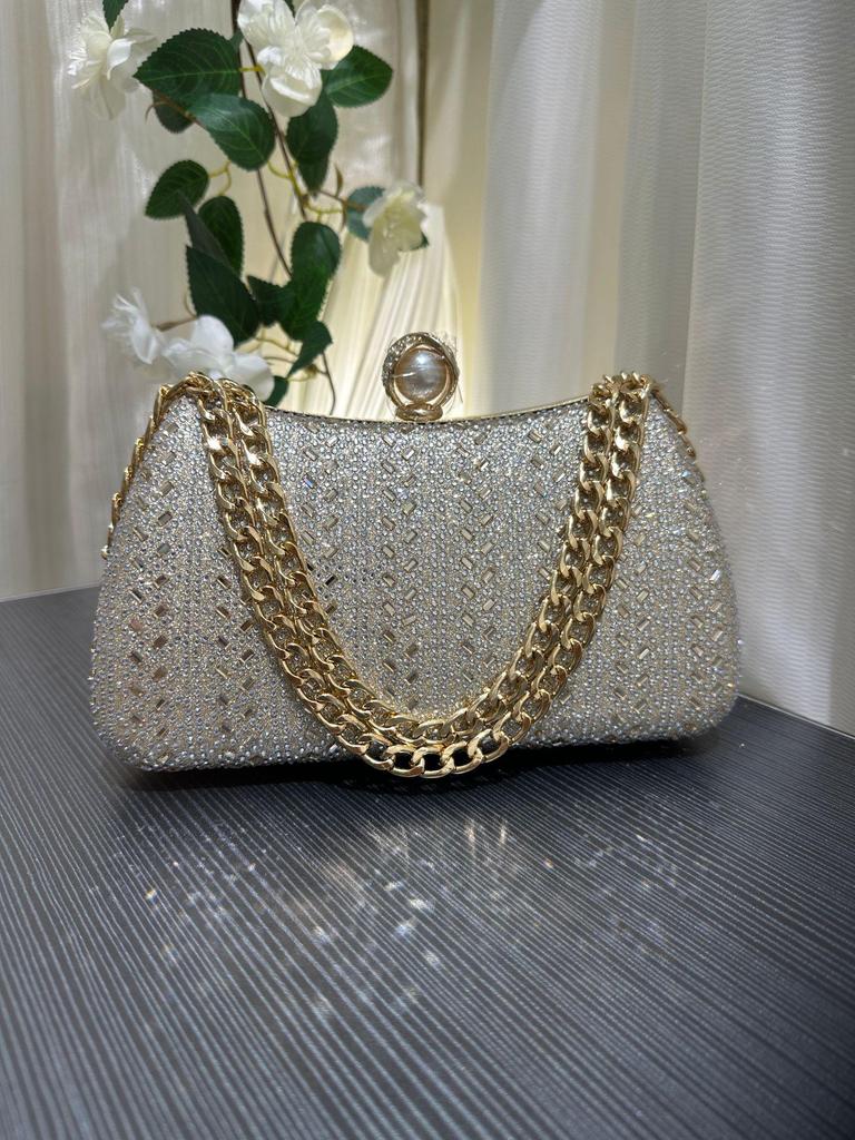 2025 High-End Women's Evening Bag - Luxury Diamond-Studded, Versatile Fashion Handbag