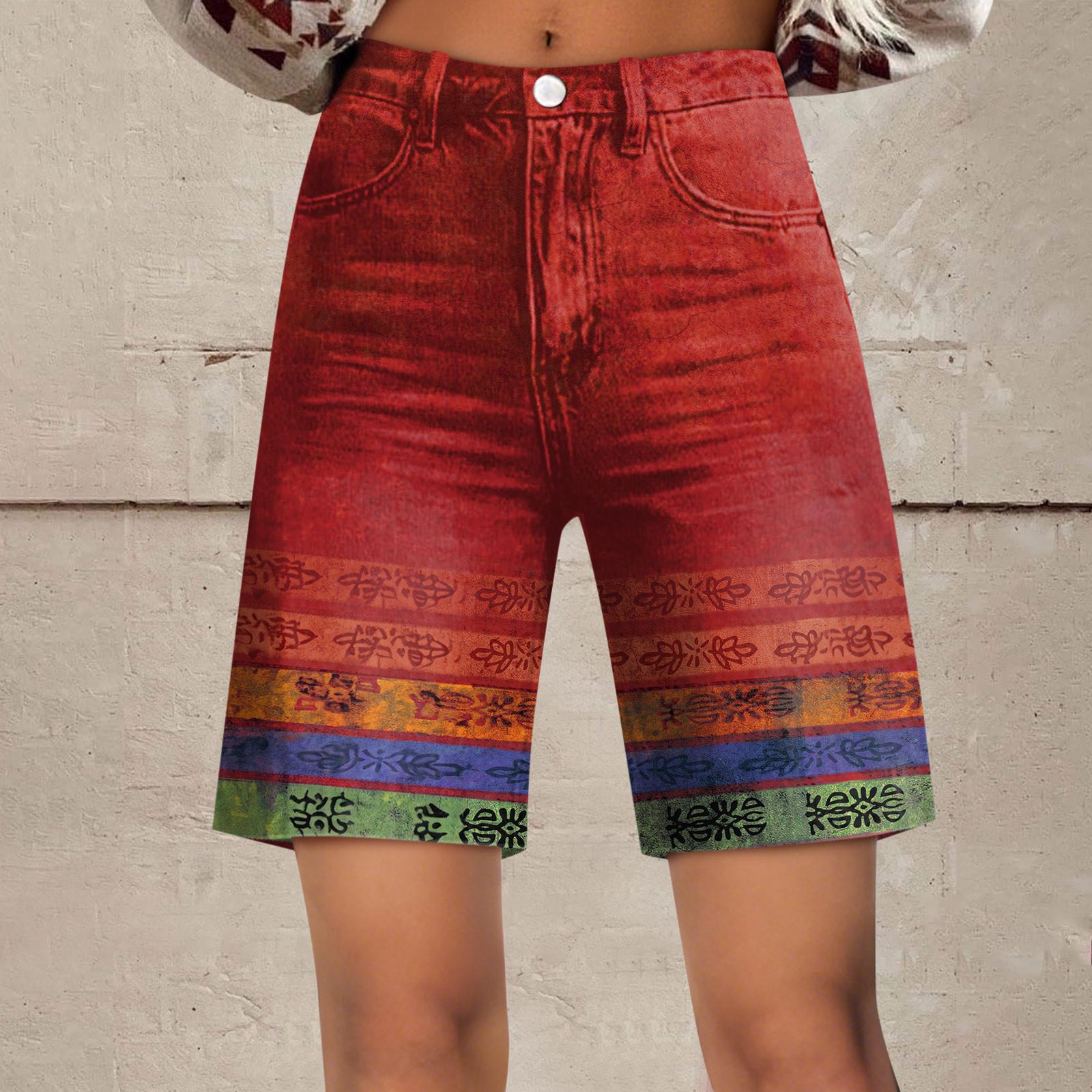 

Женские модные повседневные брюки, широкие брюки, шорты XL оранжевый