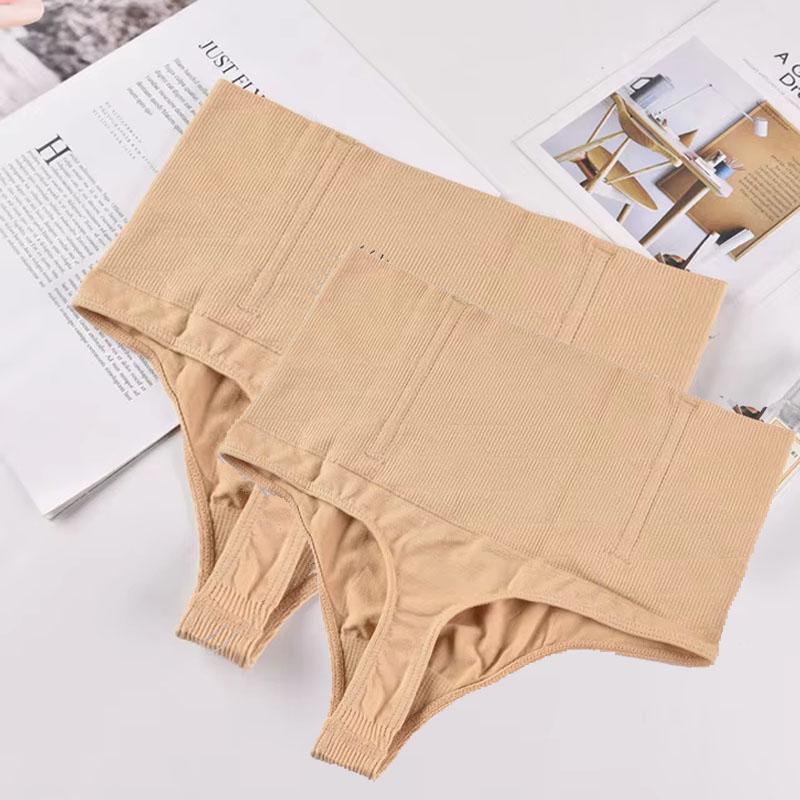 Women Thong Panty Shaper Slimming Underwear Butt Lifter Belly Shaping Cincher Brief Body Shaper High Waist Tummy Control Panties