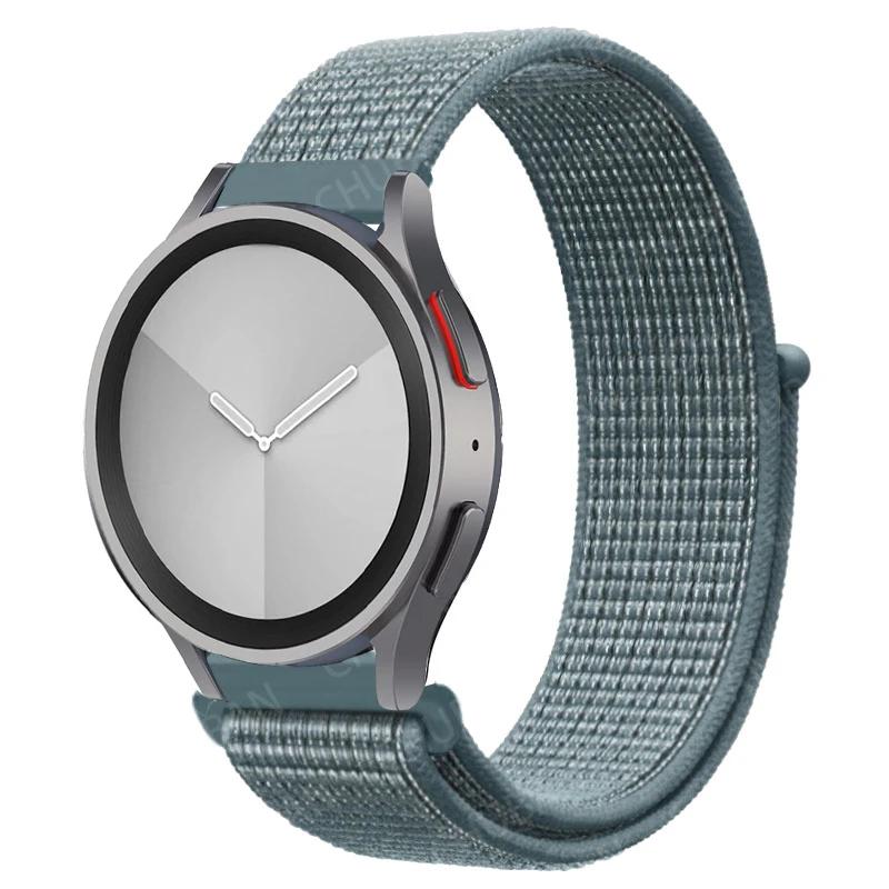 Nylonový smyčkový pásek pro Samsung Galaxy Watch 6/5/pro/4/Classic/active 2 43-47-44mm 20mm/22mm sportovní náramek huawei gt 4/2/e/3 pásek