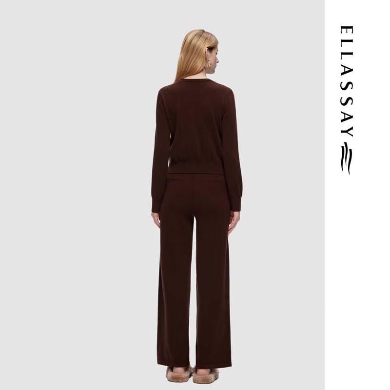 ELLASSAY Women's Versatile Straight-Leg Wool Pants