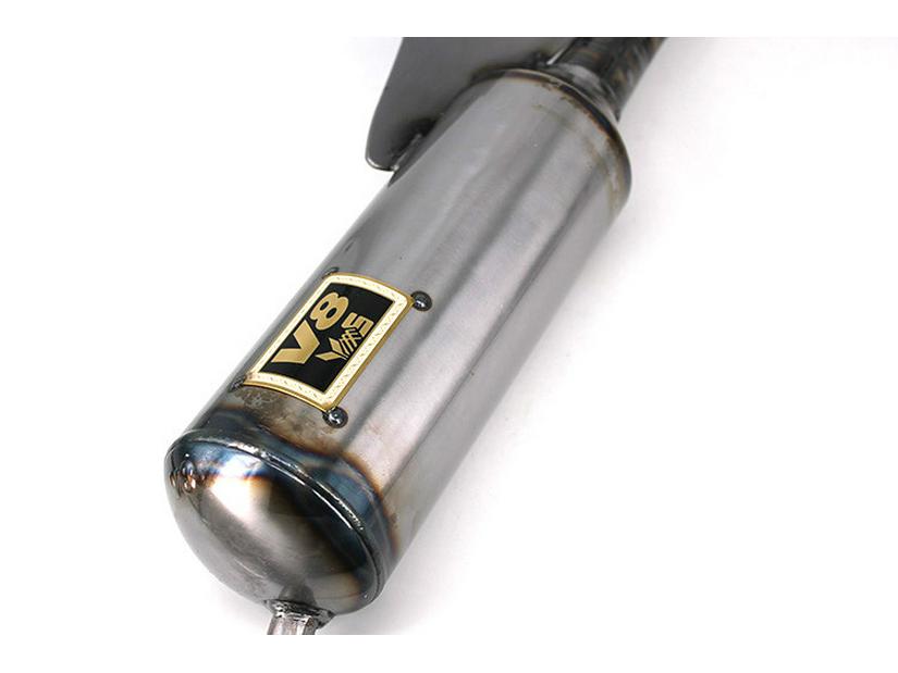 Taiwan V8JOG50JOG90 Street Racing Modified Exhaust Pipe – W004 Straight Row, 11 Sections