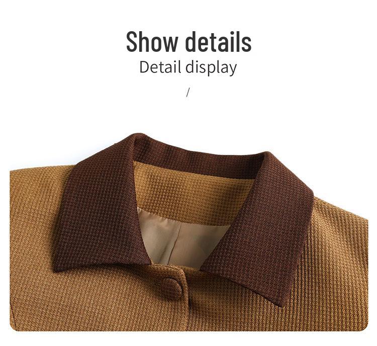 Mamina jarní květinová bunda - Módní, omlazující krátké sako pro ženy středního a staršího věku