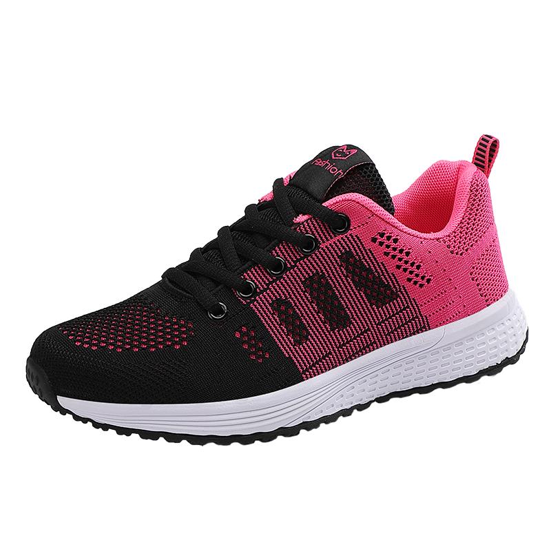 Black Women Sneakers Shoes Vulcanized Shoes High Quality Flats Shoes Walking Blatform Plus Size Zapatillas Mujer Gray
