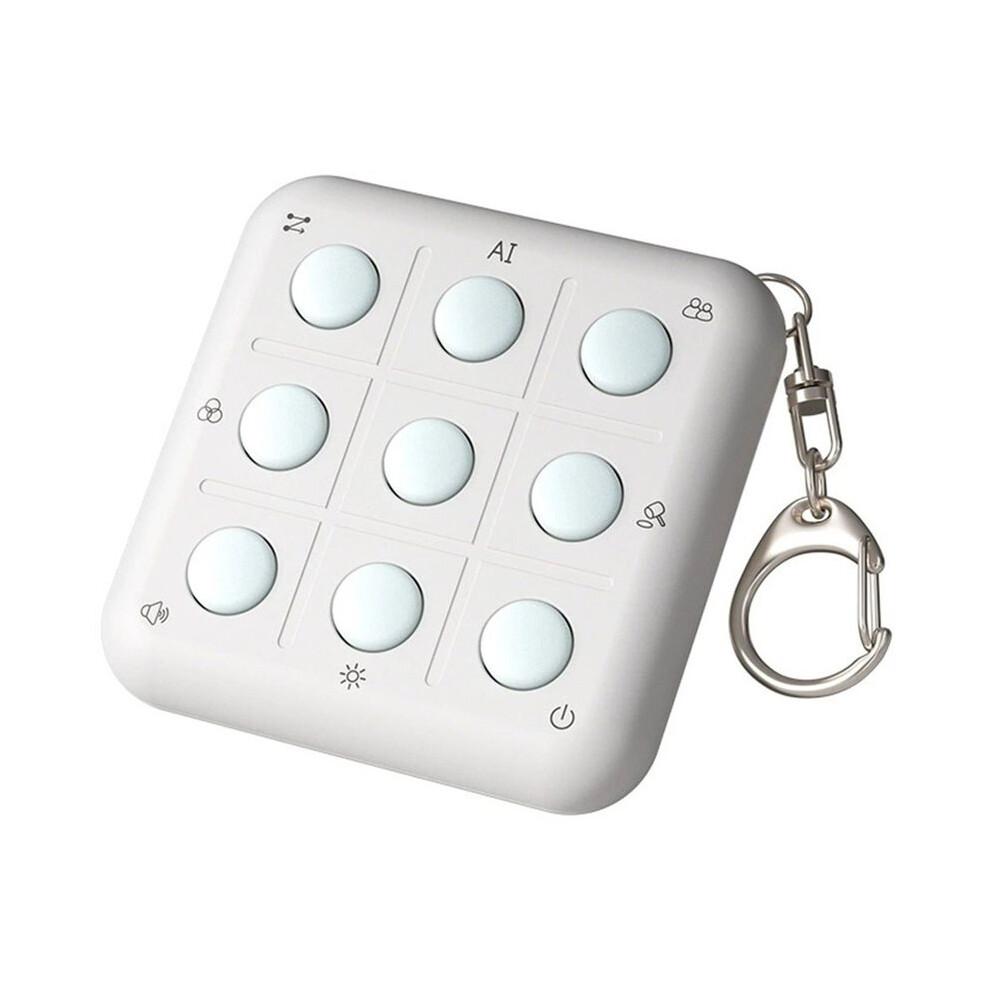 Electronic Tic-Tac-Toe Game Stress Relief Toy for Kids Enhances Concentration Memory Skills Colorful Lighting