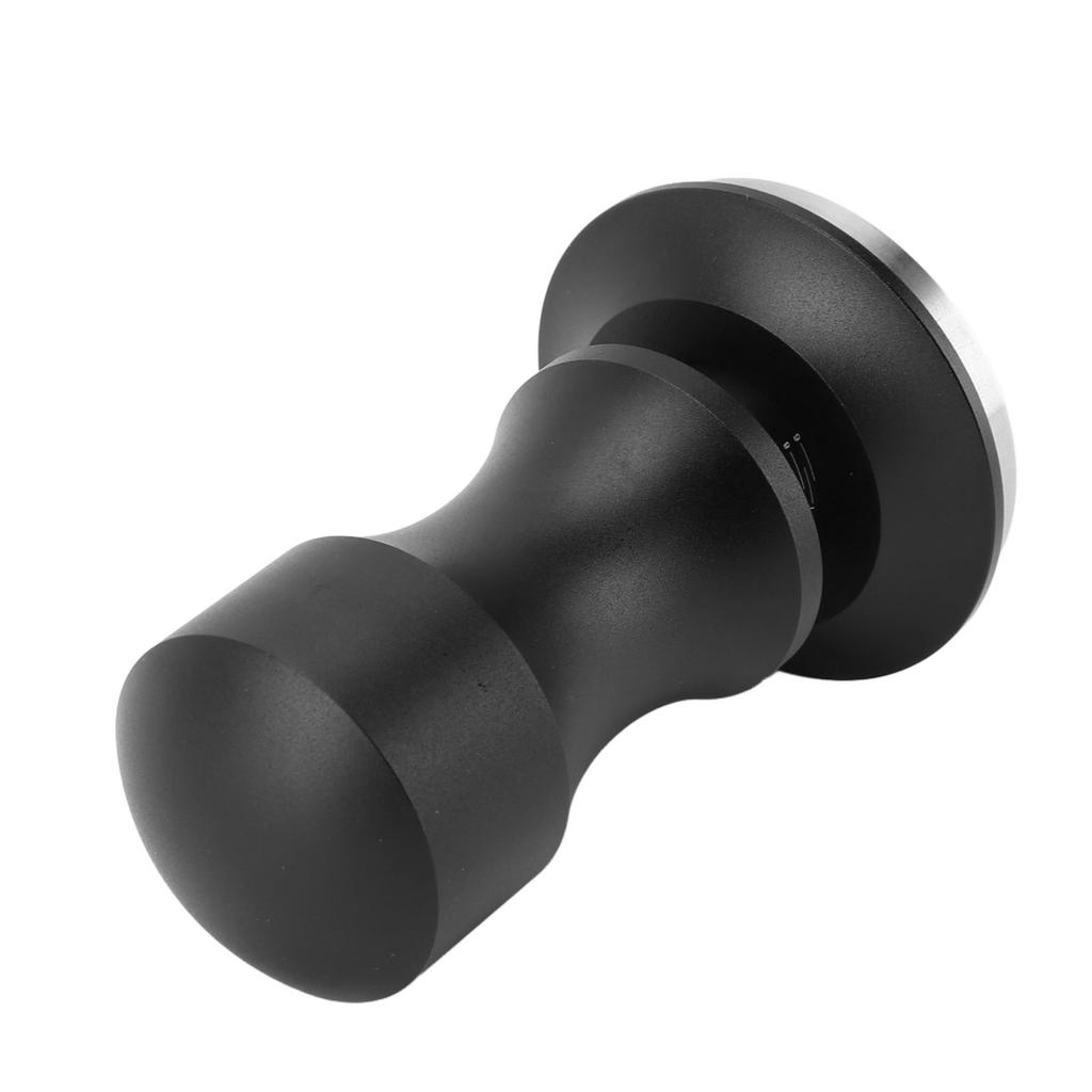 Coffee Tamper Adjustable Depth Spring Loaded Coffee Tamping Tool with Scale for Home Cafe