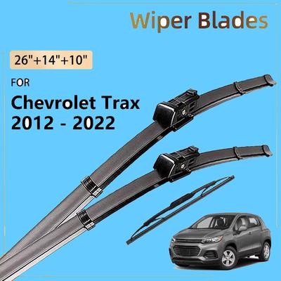 Front Rear Wiper Blades For Chevrolet Trax Tracker 2012 - 2026 2018 2017 2015 2014 2013 TJ Accessories Windshield Window Brushes