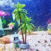 Aquarium Harz Kokospalme Laternenförmiges Wasserturm-Modell, DIY Mikro-Landschaft Dekoration, Aquarium Landschaft Ornament