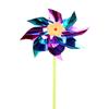 Windmill Hot Wholesale Gift Plastic Single Flower Outdoor Decoration Mixed Color Kindergarten Night Market