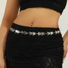 Women's Japanese Sweet Star Metal Waist Chain - Slimming & Versatile Dress Decoration Belt