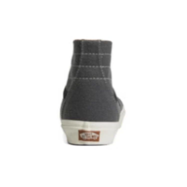 Vans Sk8-Hi Tapered Casual Versatile Shock Absorbing Durable High-Top Skate Shoes Unisex Sneakers Gray VNOATQ62LTG