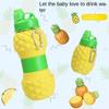 Fruit Shape Pineapple Sport Bottle Pineapple Collapsible Water Bottles  Outdoor