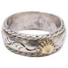 ARIZONA FREEDOM R-45a SILVER K18 Small Sun God Arabesque Ring Ring Silver / Yellow GoldUsed
