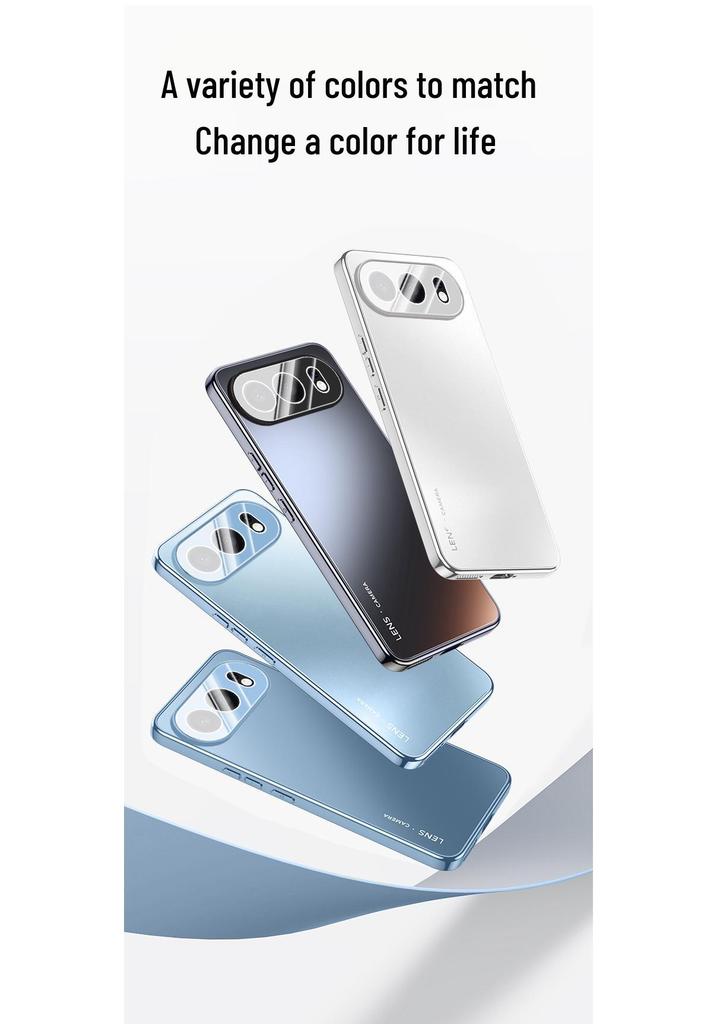 Electroplated Phone Case with Frosted 400 Lens Protection for Honor 80/90/100/200/300 Series