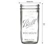 Food-Grade Glass Sprouting Jar with Multi-Functional Strainer Lid for Homemade Hydroponic Bean and Pea Seedlings.