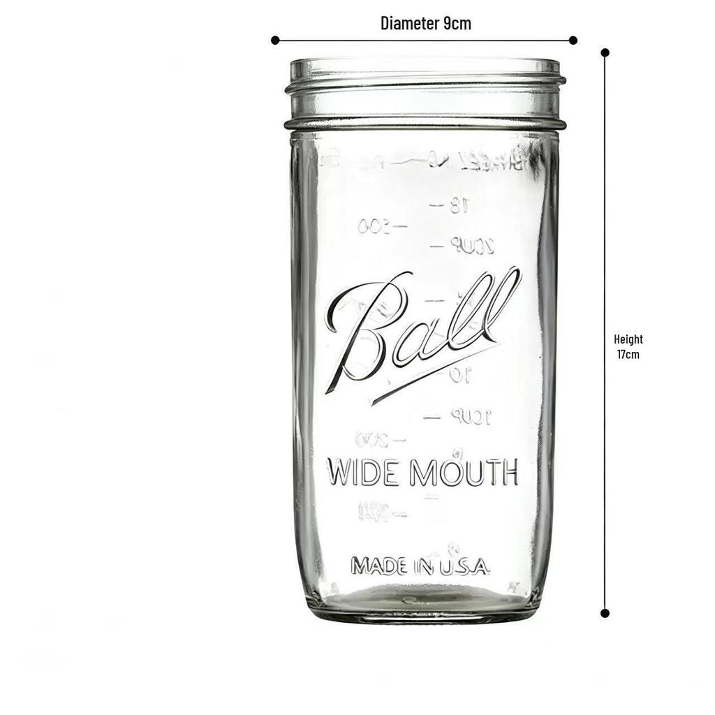 Food-Grade Glass Sprouting Jar with Multi-Functional Strainer Lid for Homemade Hydroponic Bean and Pea Seedlings.
