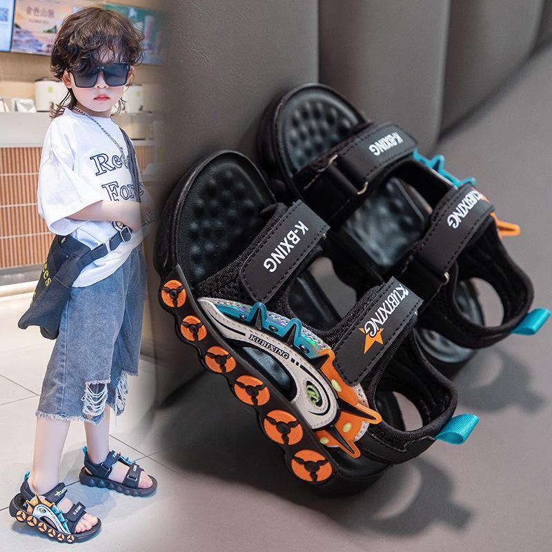 Fashion Girls' Shoes Summer New Child Sandals Soft Soled Boys' Shoes Anti Slip Girls Sandals Comfor Beach Shoe
