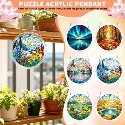Acrylic Puzzle Can Be Hung Doors, Gardens, Indoor And Outdoor Decoration.