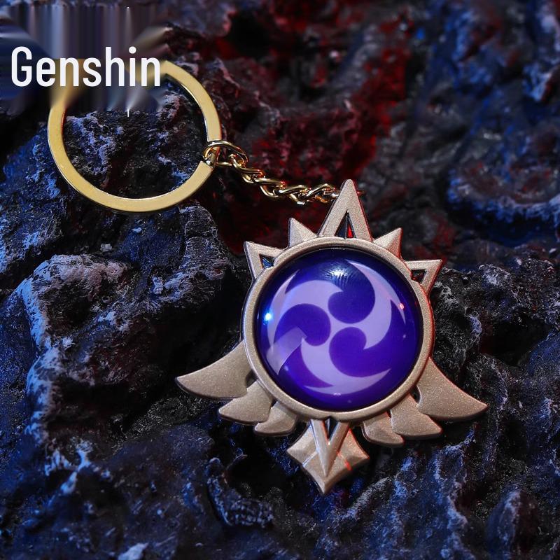 Luminous Genshin Impact Anime Keychain & Backpack Accessories - Creative Gifts for Girls & Best Friends