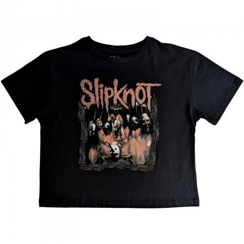 Slipknot Womens/Ladies Band Frame Crop Top