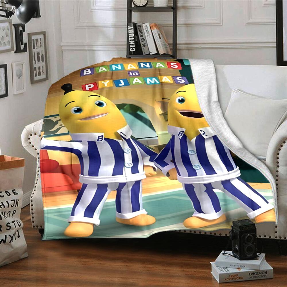 1pc Banana Blanket, Gift, for Men and Women, Soft Blanket, Good for Sofa Bed Couch Travel, Lightweight Flannel Blanket