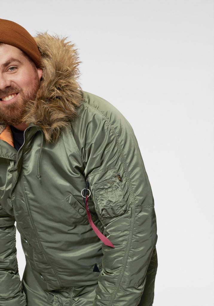 Winter Jacket Alpha Industries N3B VF 59 Man Sage-green