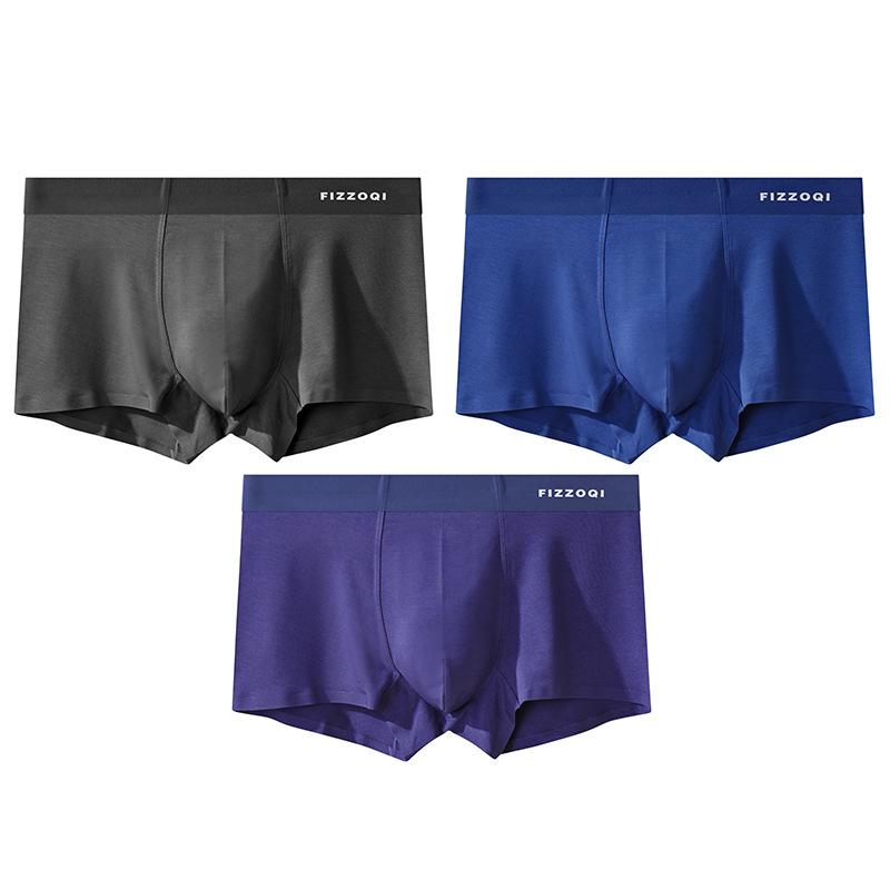 Men's Underwear Men's Boxer Shorts Breathable Plus Size Four Corner Shorts