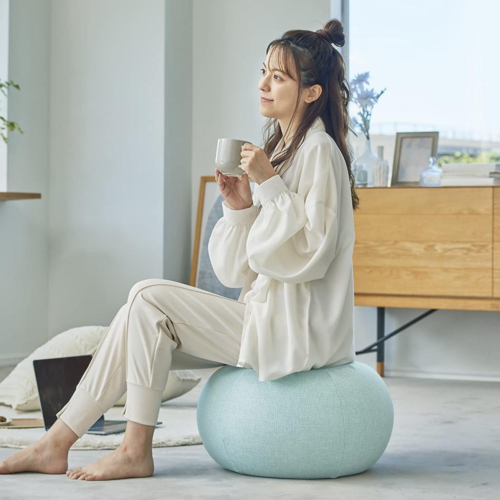 TOFFY Balance Cushion Posture Core Interior Abdominal Mint BC01, Sit-to-Workout, Improvement, Strength, Decor, Stool, Ottoman, Fitness, Stretching,