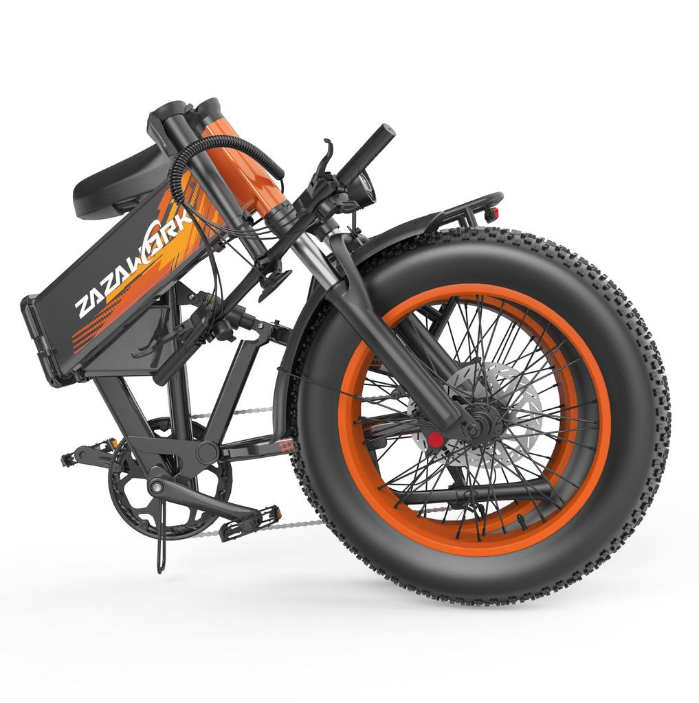 ZAZAWORK CF1000, faltbares Elektrofahrrad, 1000W Motor, 48V 20Ah Akku, Höchstgeschwindigkeit von 45 km/h und eine Reichweite von 50–60 km.