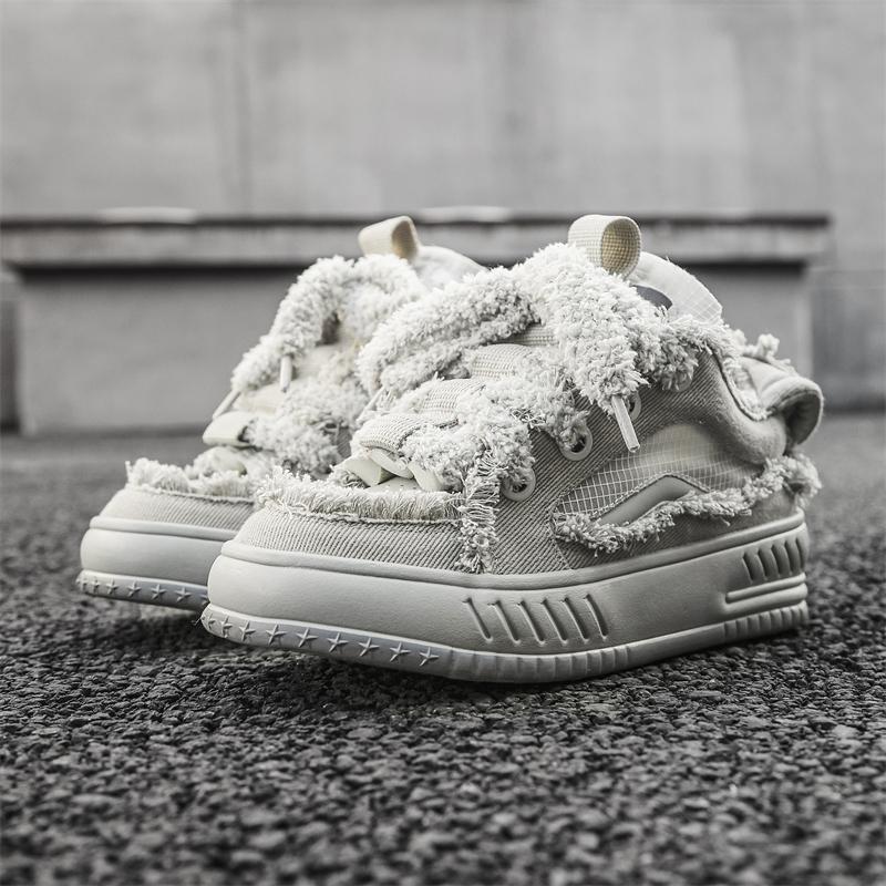 

Зеленые кроссовки для скейтбординга, мужские, новые тенденции 2024 года, мужские весенние кроссовки, удобная парусиновая обувь, повседневная мужская обувь с круглым носком, рабочая 35 серый