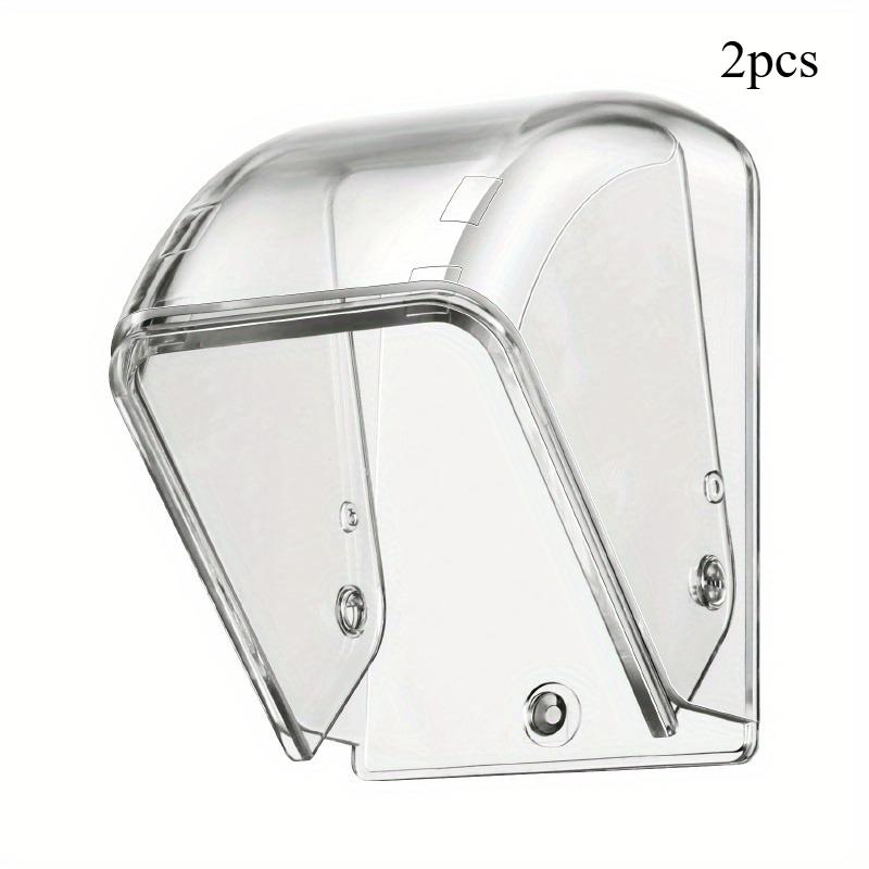 1Pc Wireless Doorbell Cover Outdoor Waterproof Call Cover Transparent Door Protector Dustproof Ring Bell Button Rain Cover