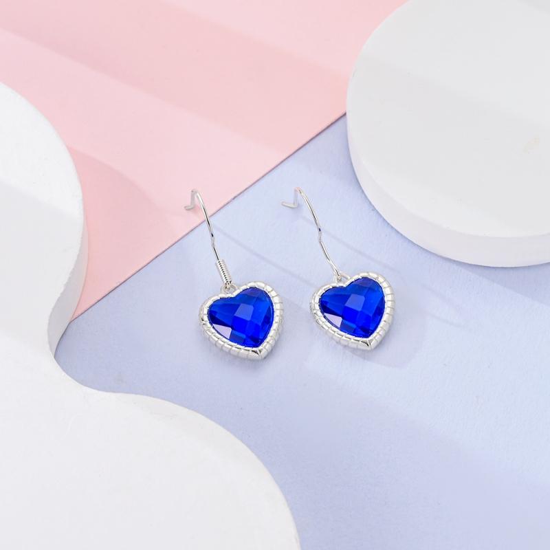 Love Heart Romantic Lock&Key Earrings for Women Girls Trendy Fashion Jewelry High Quality Dainty Elegant Gift