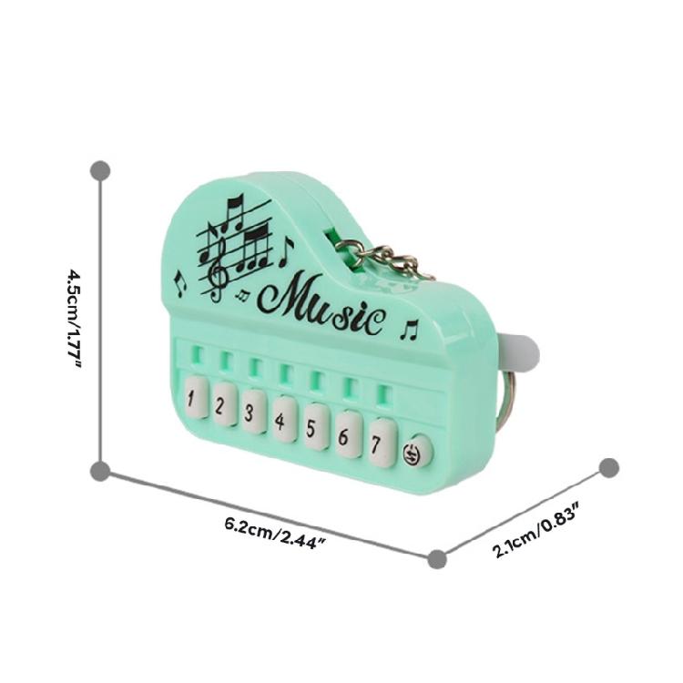 Musical Instrument Keychain Pendant Decorative Toy Gift for Music Enthusiasts