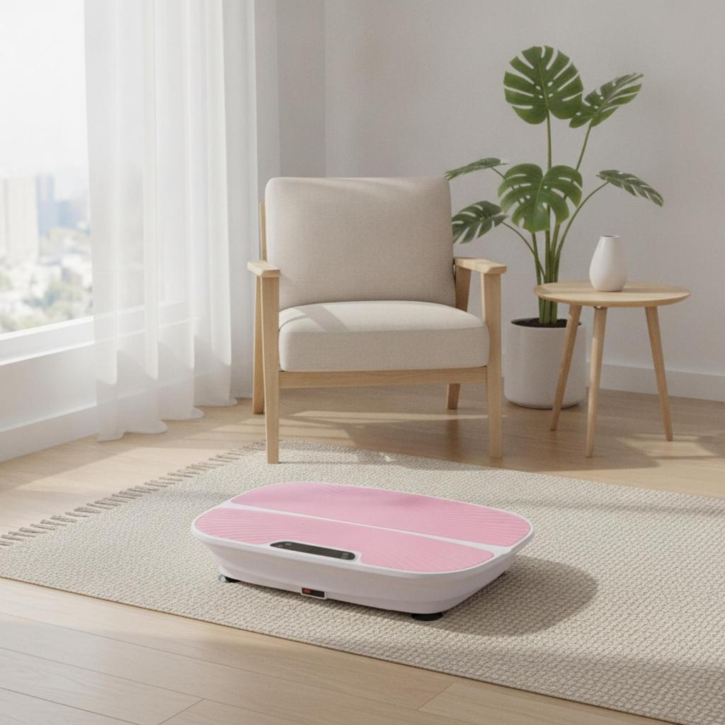 Low-Silhouette Vibration Fitness Platform Portable Machine