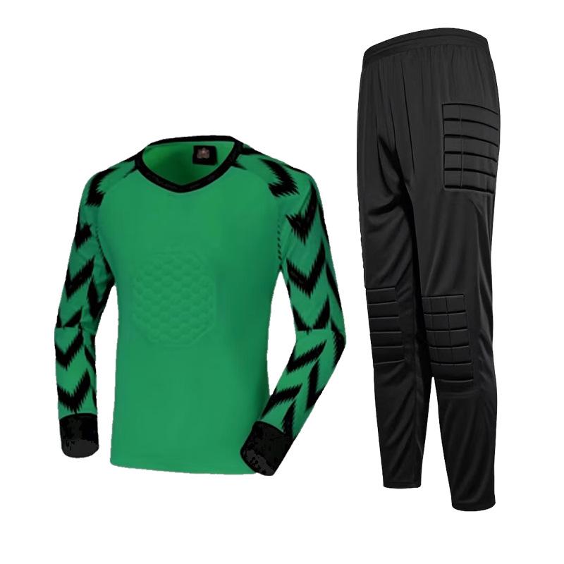 Goalkeeper Uniform with Anti-Fall and Anti-Collision Sponge Padding for Football Training