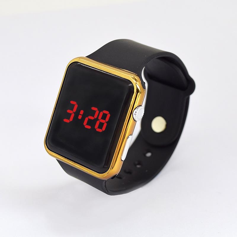 LED Electroplated Square Watch for Students, Adults & Couples - Cool Sunglasses Design