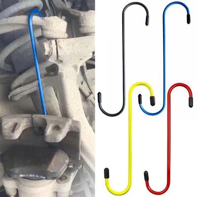 Cârlige Etrier Frână Auto Cârlige Agățătoare Etrier Frână cu Vârfuri de Cauciuc Unelte Universale pentru Lucru la Rulmentul de Frână, Ax, Suspensie