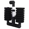 Aquarium Fischbecken Biochemische Luftpumpe Doppel Schwamm Wasserfilter Saugnapf XY-2831