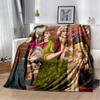 Classic Tv Throw Blanket Golden Girls Friend Ship Flannel Lightweight Plush Fuzzy Cozy Soft Blankets and Throws Custom Blankets