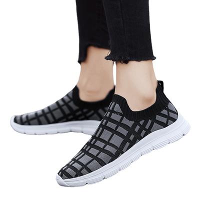 Fabrik Custom Atmungsaktive Fly Sneakers Neues Design Damenmode Mesh Lauf-Fitness Walking Casual Sportschuhe
