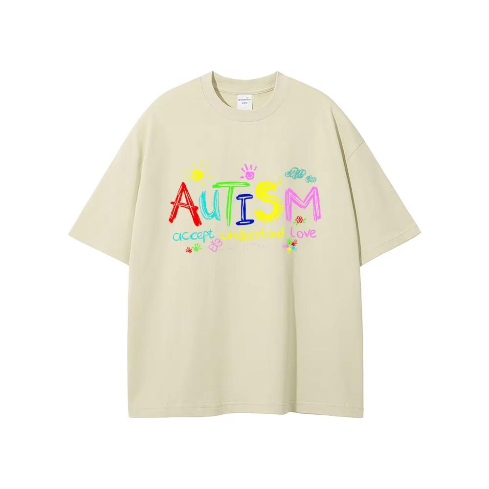 Autism Accept Understand Love T-shirts Men Women Fashion Oversized Streetwear Summer Male Soft Cotton Short Sleeve Tshirt