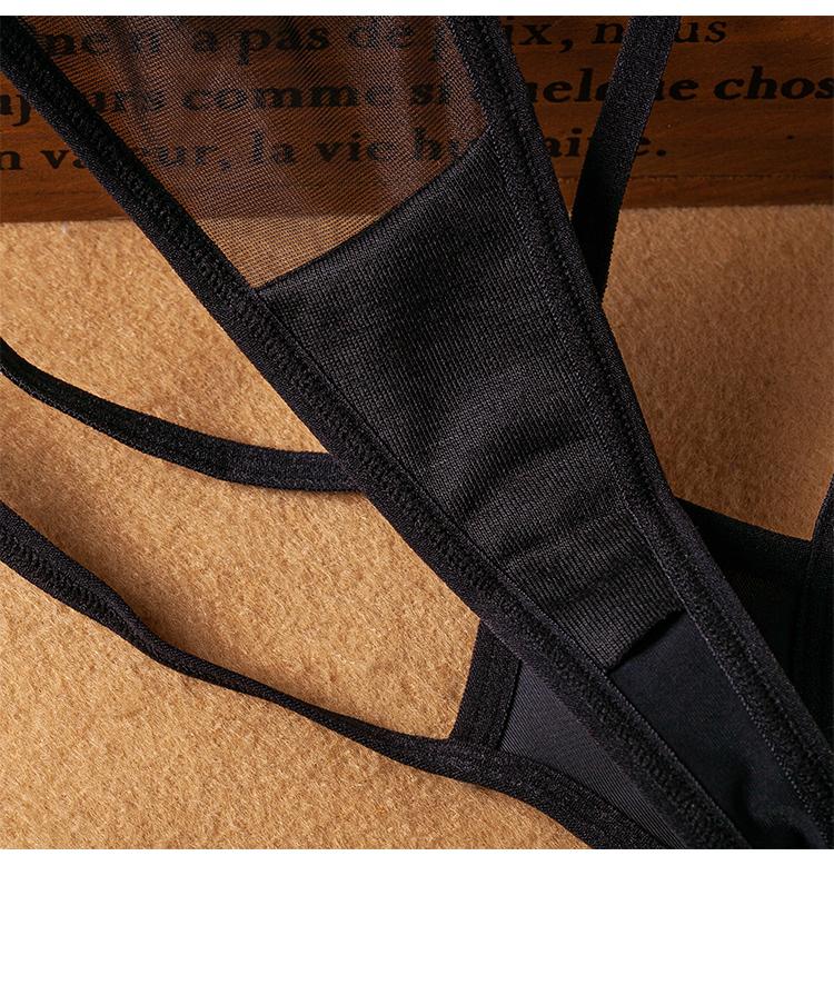 Damen Tangas mit Blumenmuster, Höschen für Frauen, T-Back, G-String, Spitze, niedrige Taille, Bikini-Slip, transparente Mädchen-Dessous