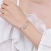 925 Silver Blue White Crystal Bracelets For Women Luxury Sparkling Double Layer Star Bracelets Elegant Jewelry