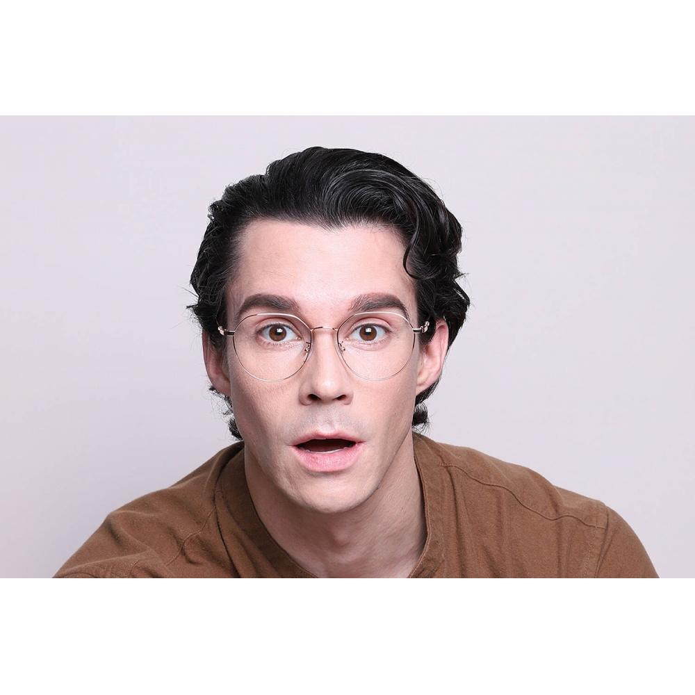 Full Rim Oval Rose Gold Smartbuy Collection Xinyi T3046 C3 Fashion Unisex Eyeglasses