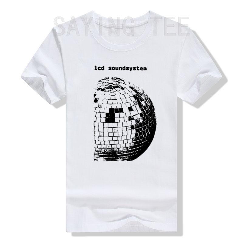 

12 LCD Soundsystem Logo Funny T-Shirt Humor Funny Graphic Tee Y2k Top Men s Fashion Simple Short Sleeve Blouses Husband Gifts 3XL