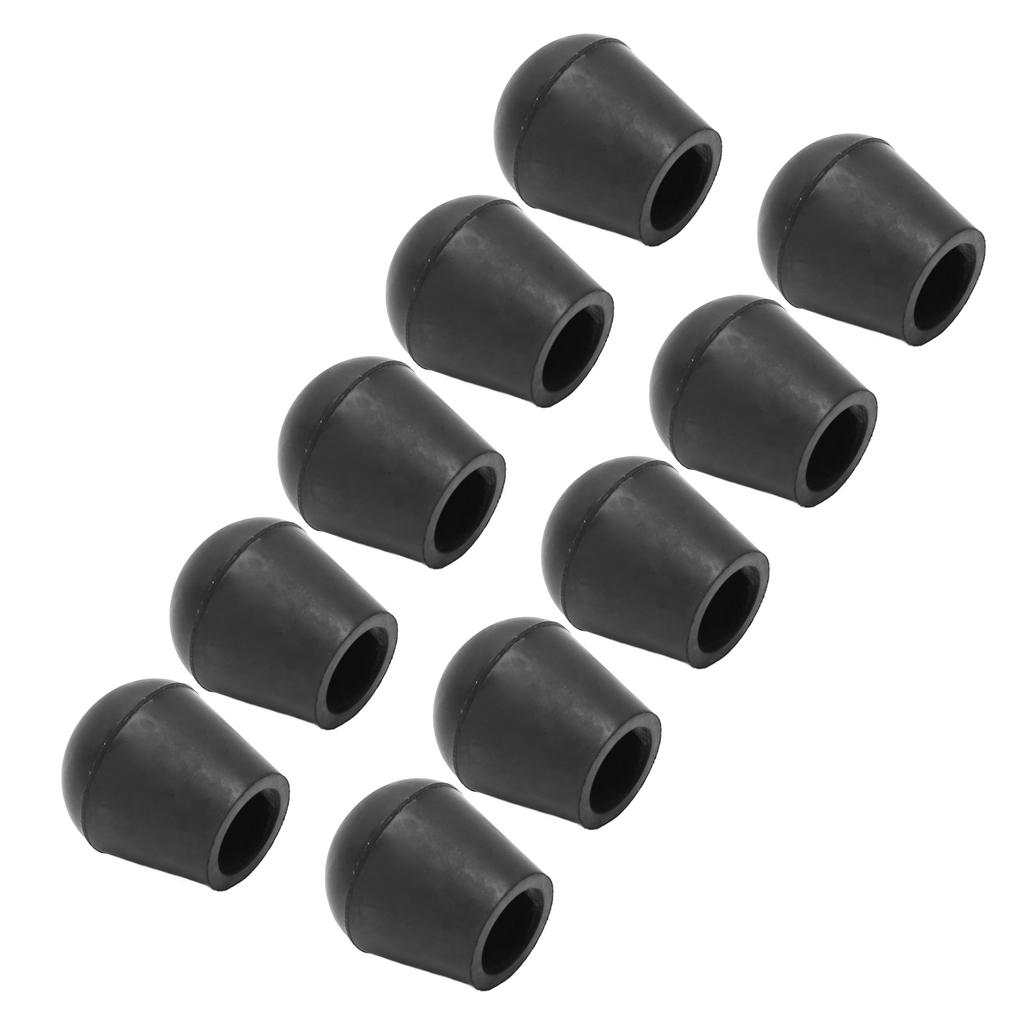 19mm Walking Cane Tip Prevent Slip Wearable Low Noise Round Rubber Crutch Tips for Bath Chair Foot
