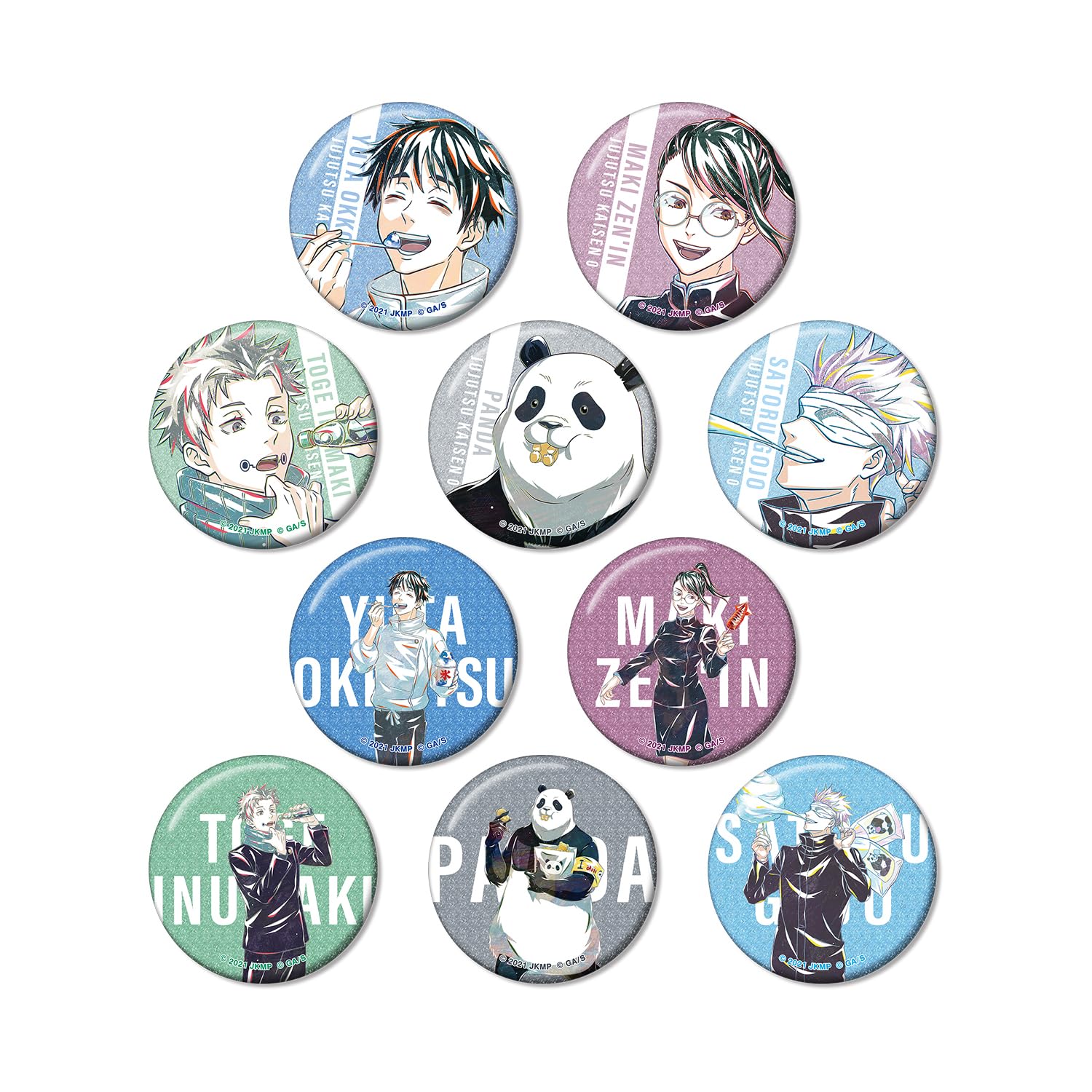 

Kaisen 0 the Trading Ani Art 3rd Edition Glitter Can Badge Box of 10 Jujutsu Movie