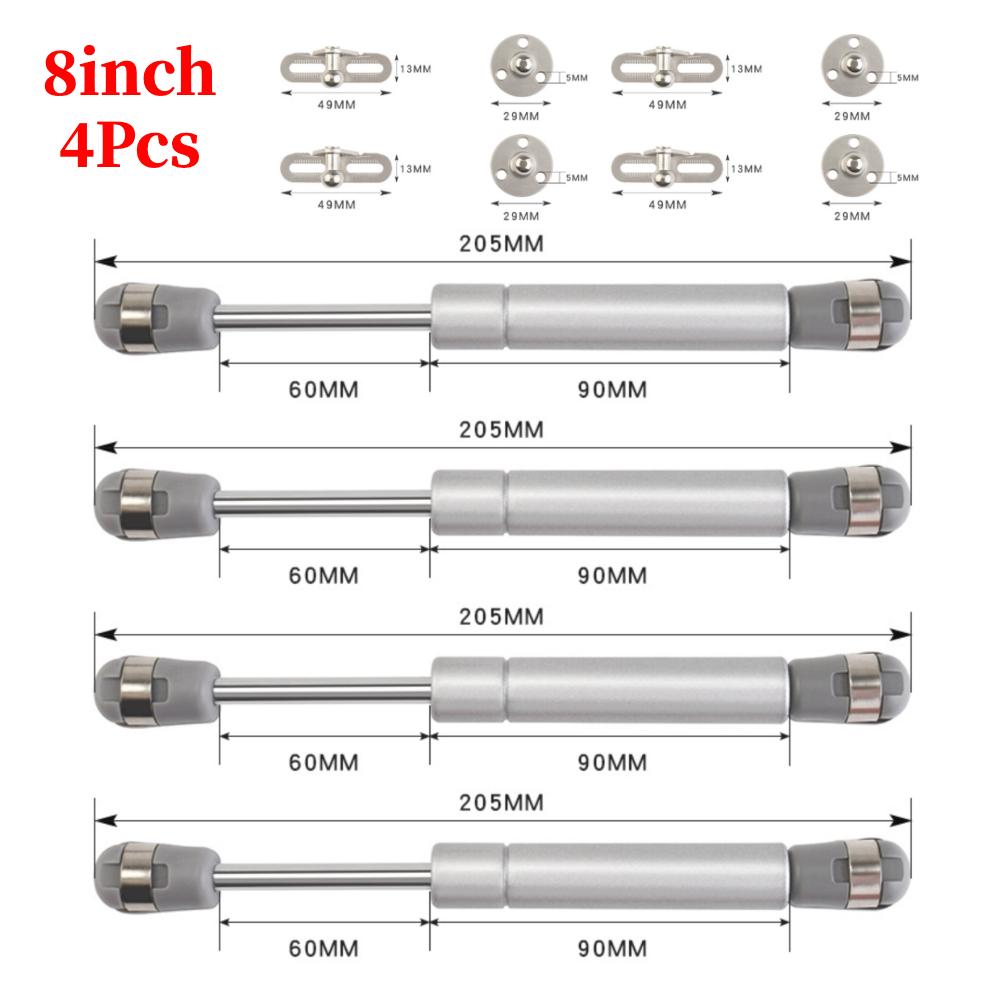 2/4PCS Cabinet Door Gas Struts 100N/10KG Supports Gas Spring Lid Support Gas Props Shocks Kitchen Cupboard Hydraulic Hinge