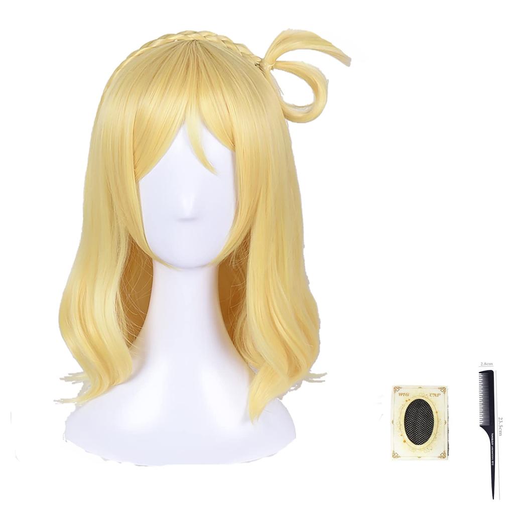 SUNXXCOS Love Live! Heat-Resistant Cosplay Wig with Net, Costume Accessory for Women, Cosplay Prop (Mari Ohara)